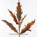 Glittered Acanthus Leaf Stem