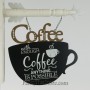 Coffee Cup Arrow Plaque