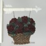 Basket of Geraniums Arrow Plaque