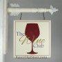 Wine Club Arrow Plaque