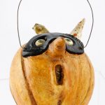Lil' Masked Pumpkin Head (B) by David Everett