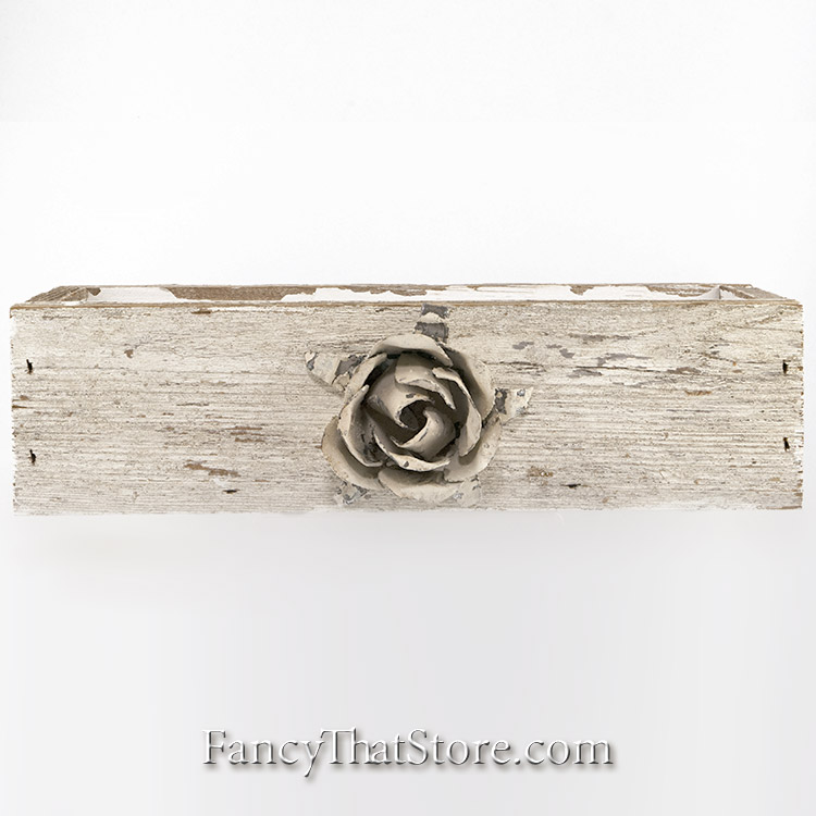 Wooden Drawer with Rose Pull