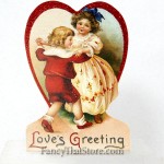 Vintage Valentine Dummy Board by Bethany Lowe Three of Set of 3