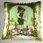 Luck of the Irish Lad Pillow by Tina Haller
