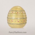 Easter Egg Yellow Stripe