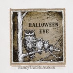 Burlap Square Owl by Tina Haller 2 of 3