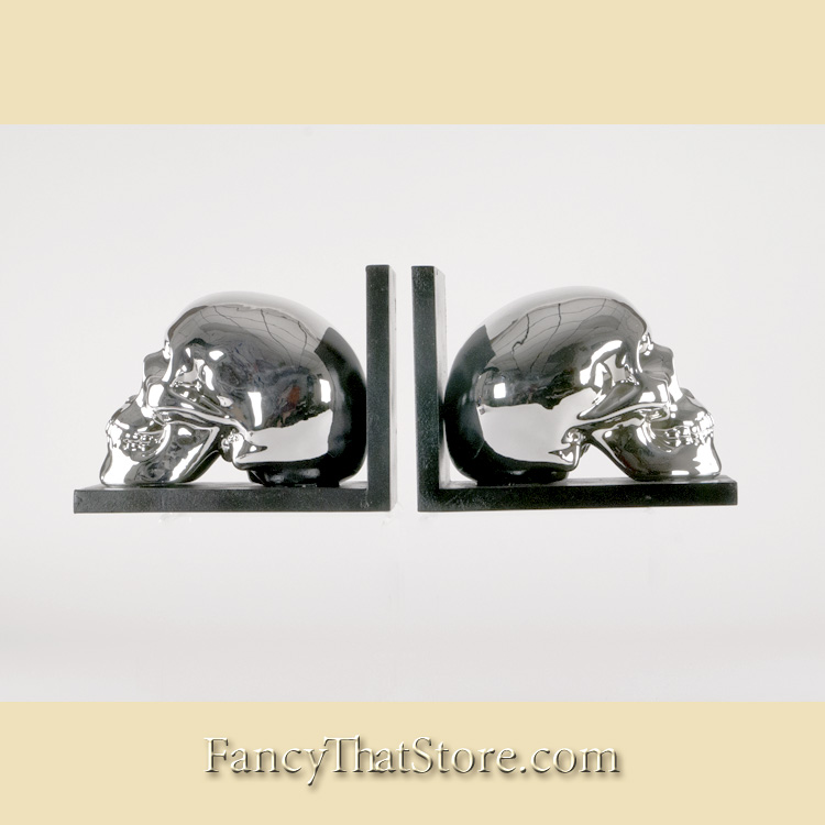 Skull Bookends Set of 2