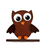Wood Owl On Stand