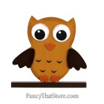 Wood Owl On Stand