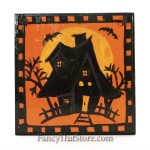 Haunted House Wood Tile by Christopher James