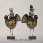 Tom and Goodie on Gobblers by Lori Mitchell