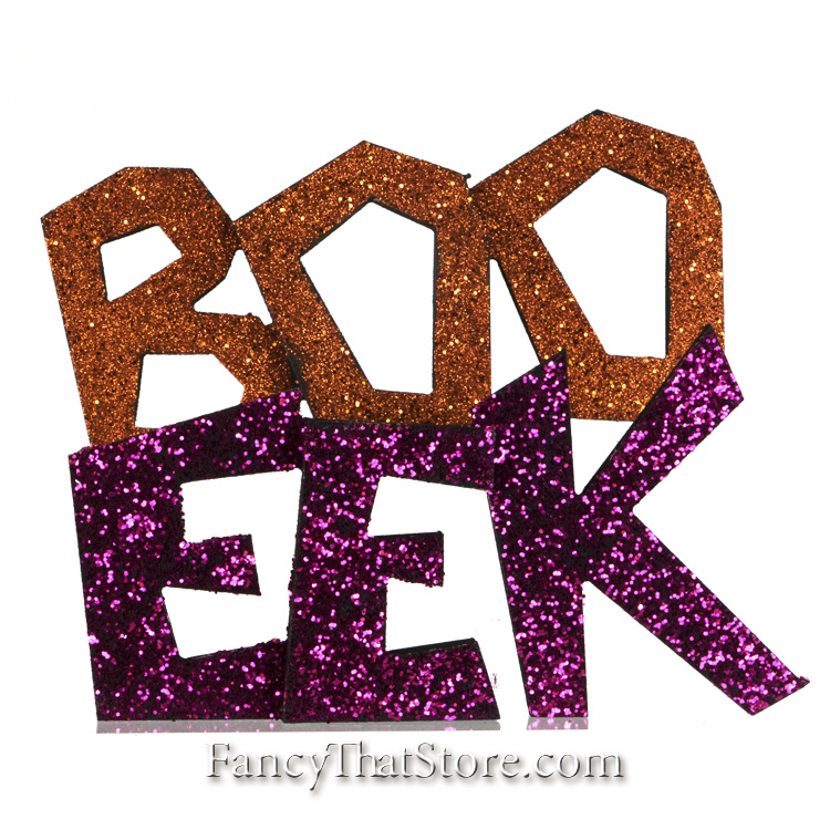BOO and EEK Signs Set of 2