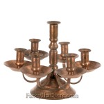 American Hand Wrought Copper Candle Holder