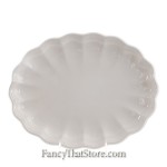 Flea Market Creamware Platter A