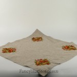 Embroidered Harvest Table Topper