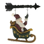 Santa in Sled Arrow Collection