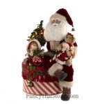 Candy Cane Santa by Karen Didion One of a Kind