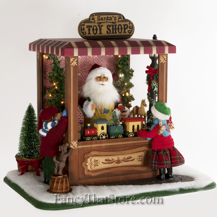 Lighted Magic of Christmas Toy Shop by Karen Didion