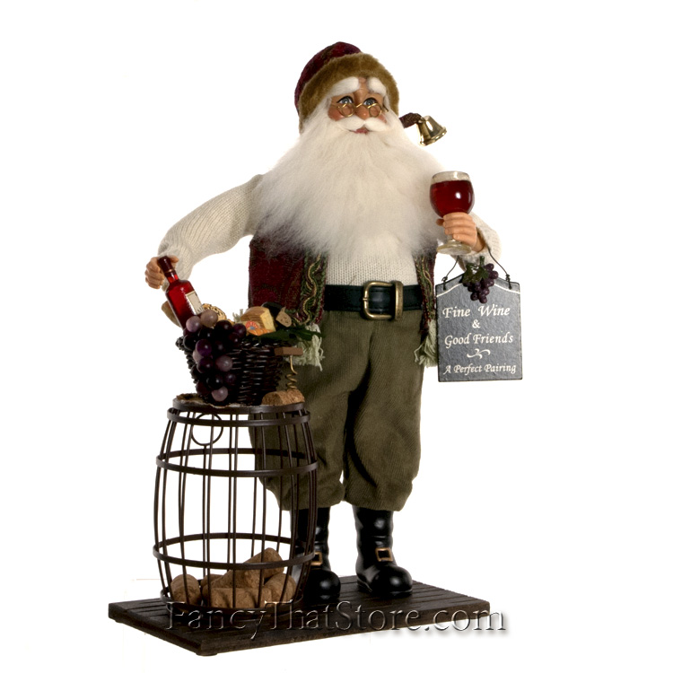 Cork Collector Santa by Karen Didion