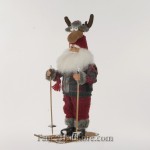Moose Hat Ski Santa by Karen Didion
