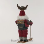 Moose Hat Ski Santa by Karen Didion
