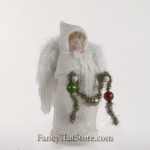Angel Tree Topper with Ball Garland by Elaine Roesle