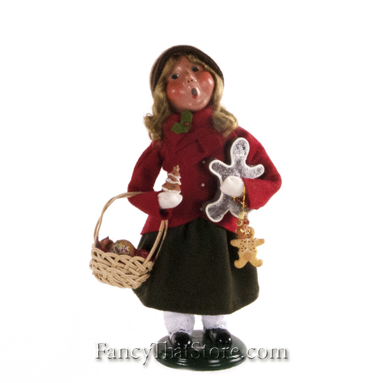 Girl with Gingerbread by Byers' Choice