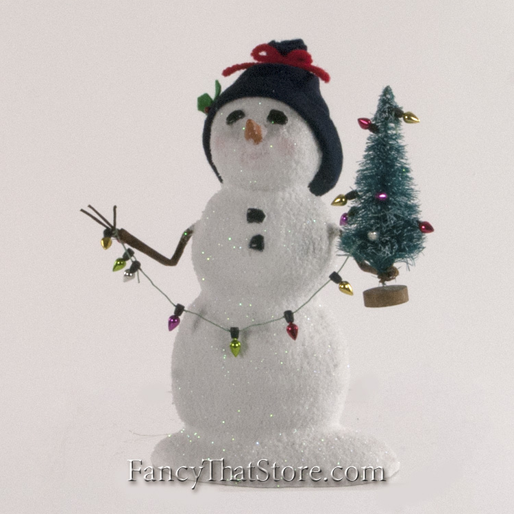 Snowman with Lights by Byers' Choice