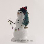 Snowman with Lights by Byers' Choice